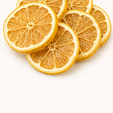 Solar nanodry lemon slices.