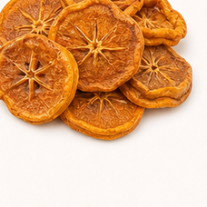 Solar nanodry persimmon slices.